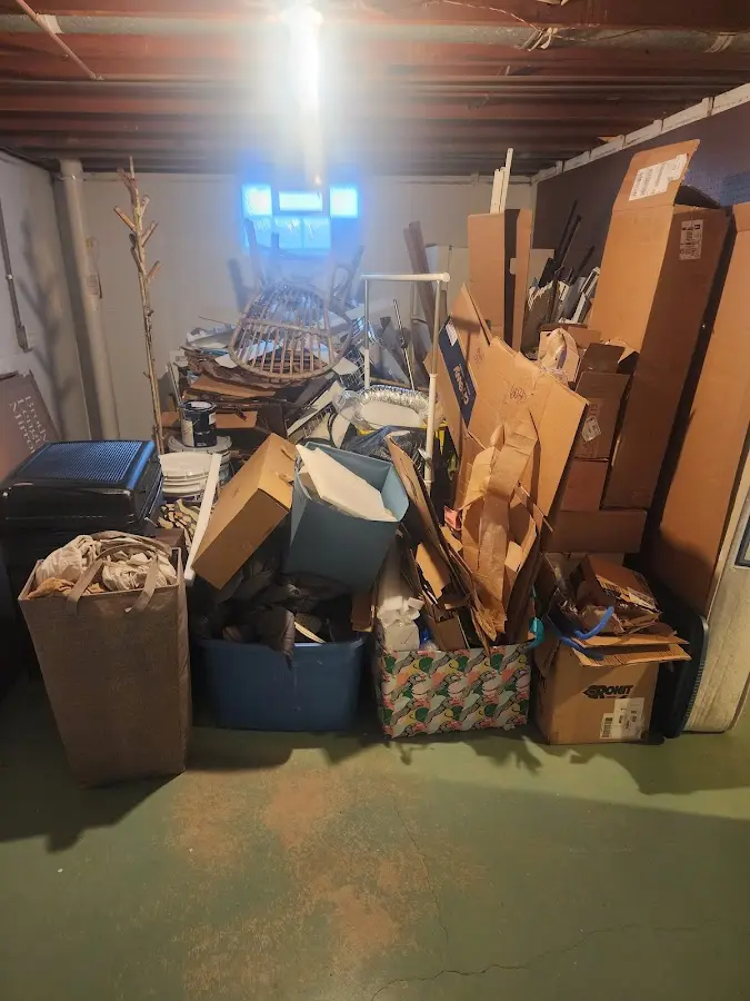 Roll-off dumpster container at job site for Roll Off Dumpster Rental in Kensington Park